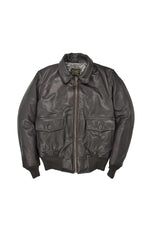 Brown Leather Cockpit G-1 Bomber Jacket - Image n°8