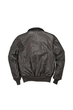Deer-tanned calfskin G-1 jacket with shearling collar. - Image n°7