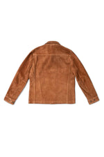 Men's jacket in brushed cowhide leather - Image n°9