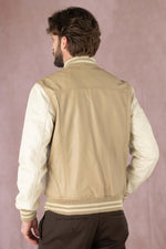 Teddy in two-tone beige and off-white leather - Image n°6