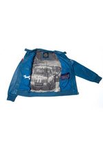 Black racing universe leather travel bag - Image n°8