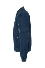Blue nylon bomber jacket - Image n°7