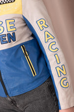Soft white lambskin jacket, regular fit, ideal for spring and summer. - Image n°8