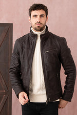 Earth brown sheepskin jacket: soft, durable, and effortlessly stylish. - Image n°2