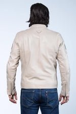 Lightweight ecru sheepskin jacket, inspired by Shelby's racing spirit. - Image n°7