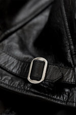 1920s Cossack jacket in full-grain horsehide, slim and wind-resistant. - Image n°8