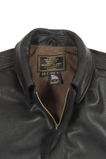 Military-grade goatskin A-2 jacket: timeless design, modern fit. - Image n°13