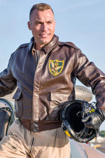 Cockpit USA's Z21V60: a rugged A-2 jacket in horsehide leather. - Image n°1