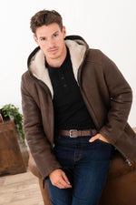 Deep brown lambskin, regular fit-warm, supple, and timelessly stylish. - Image n°1