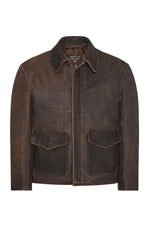 Full-grain horsehide jacket, rugged and weather-ready for expeditions. - Image n°3