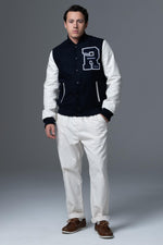 Redskins' Ford Hatch: navy leather and white nylon for urban style. - Image n°7