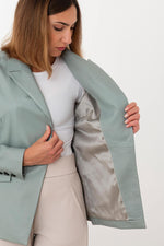 Slim-fit Virtua 641 in almond sheepskin leather-timeless elegance. - Image n°6