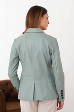 Slim-fit Virtua 641 in almond sheepskin leather-timeless elegance. - Image n°5