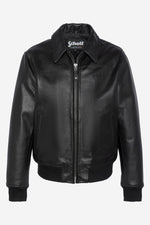 Black cowhide jacket by Schott NYC-timeless, rugged, and versatile. - Image n°5