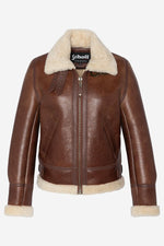 Schott's moka shearling bomber: warm, durable, timeless. - Image n°6