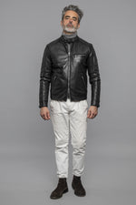 Reversible lambskin jacket: biker style or quilted warmth in one. - Image n°3