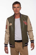 Light khaki sheepskin jacket, inspired by Steve McQueen's 'Cooler King'. - Image n°5