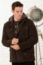 A Moka bonded suede jacket, sleek and versatile for three seasons. - Image n°2