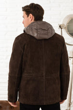 A Moka bonded suede jacket, sleek and versatile for three seasons. - Image n°3