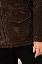 A Moka bonded suede jacket, sleek and versatile for three seasons. - Image n°5