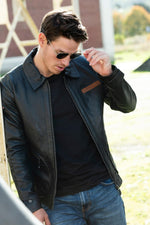 Steve McQueen's black sheep leather jacket-timeless and rugged. - Image n°6