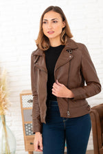 Oakwood's tobacco perfecto in vegetable-tanned sheepskin. - Image n°1