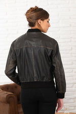 Timeless aged brown sheepskin jacket. The Frankie by Oakwood. - Image n°2