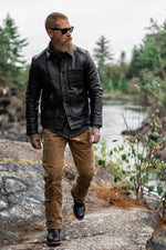 Master's roughout cowhide field jacket. Built for durability and wear. - Image n°2
