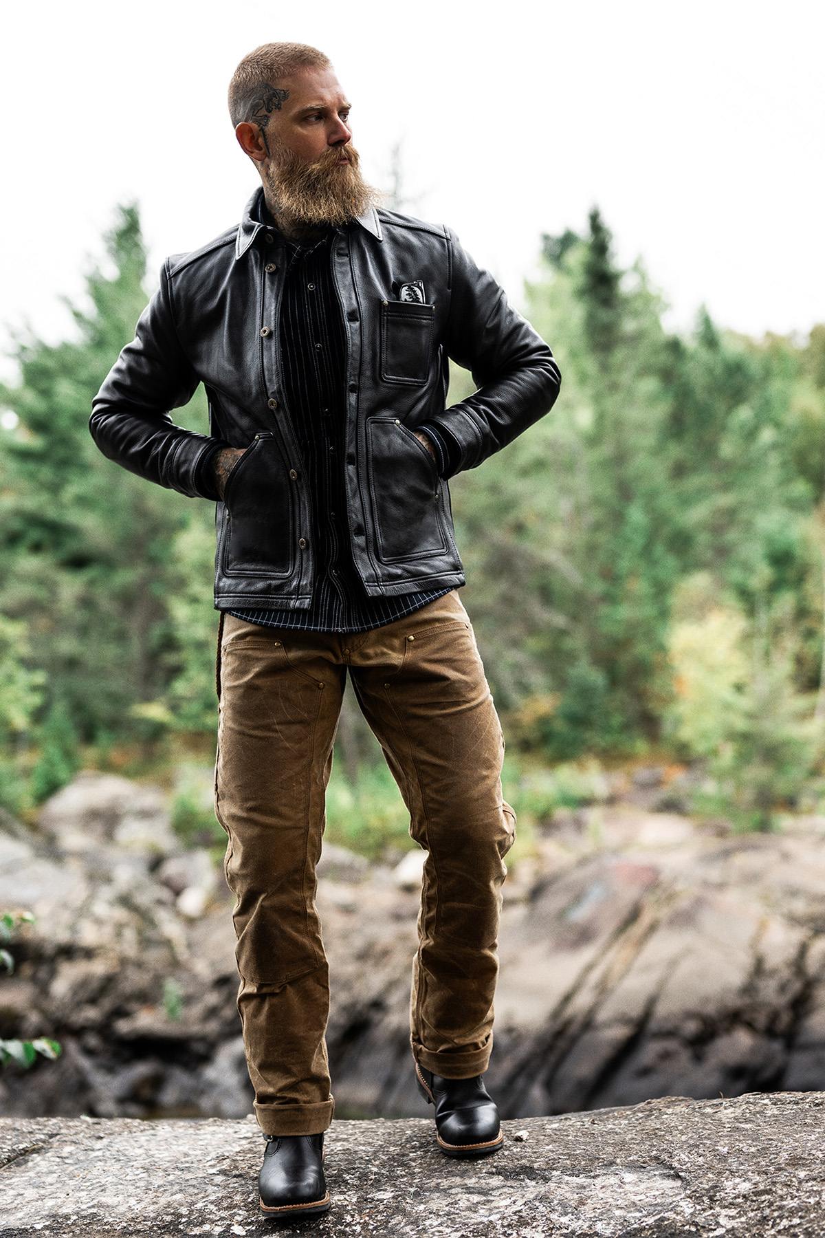Master's roughout cowhide field jacket. Built for durability and wear. - Image n°20