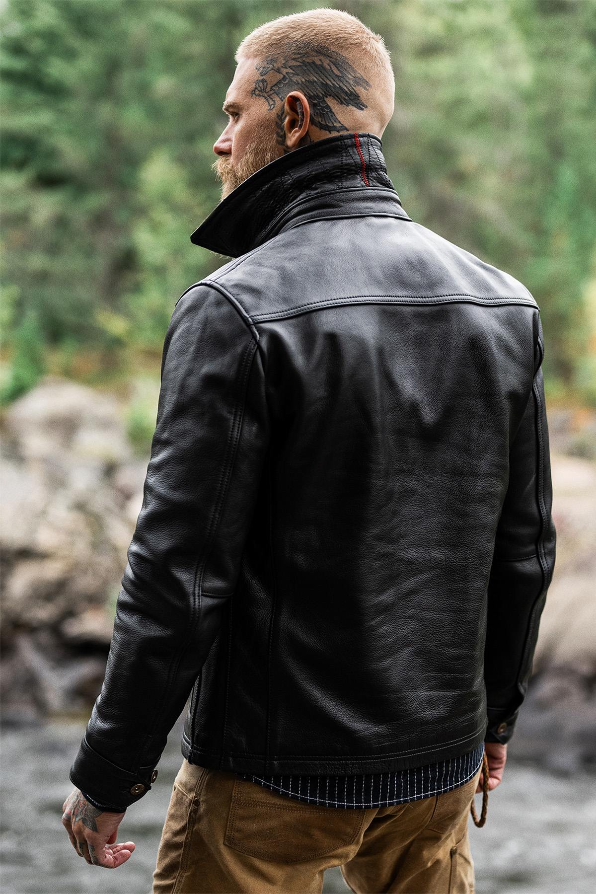 Master's roughout cowhide field jacket. Built for durability and wear. - Image n°3