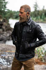 Master's roughout cowhide field jacket. Built for durability and wear. - Image n°12