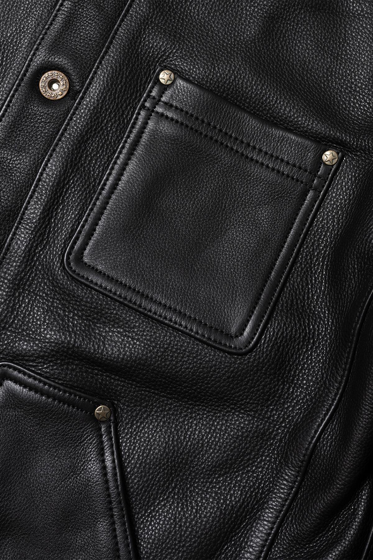 Master's roughout cowhide field jacket. Built for durability and wear. - Image n°11