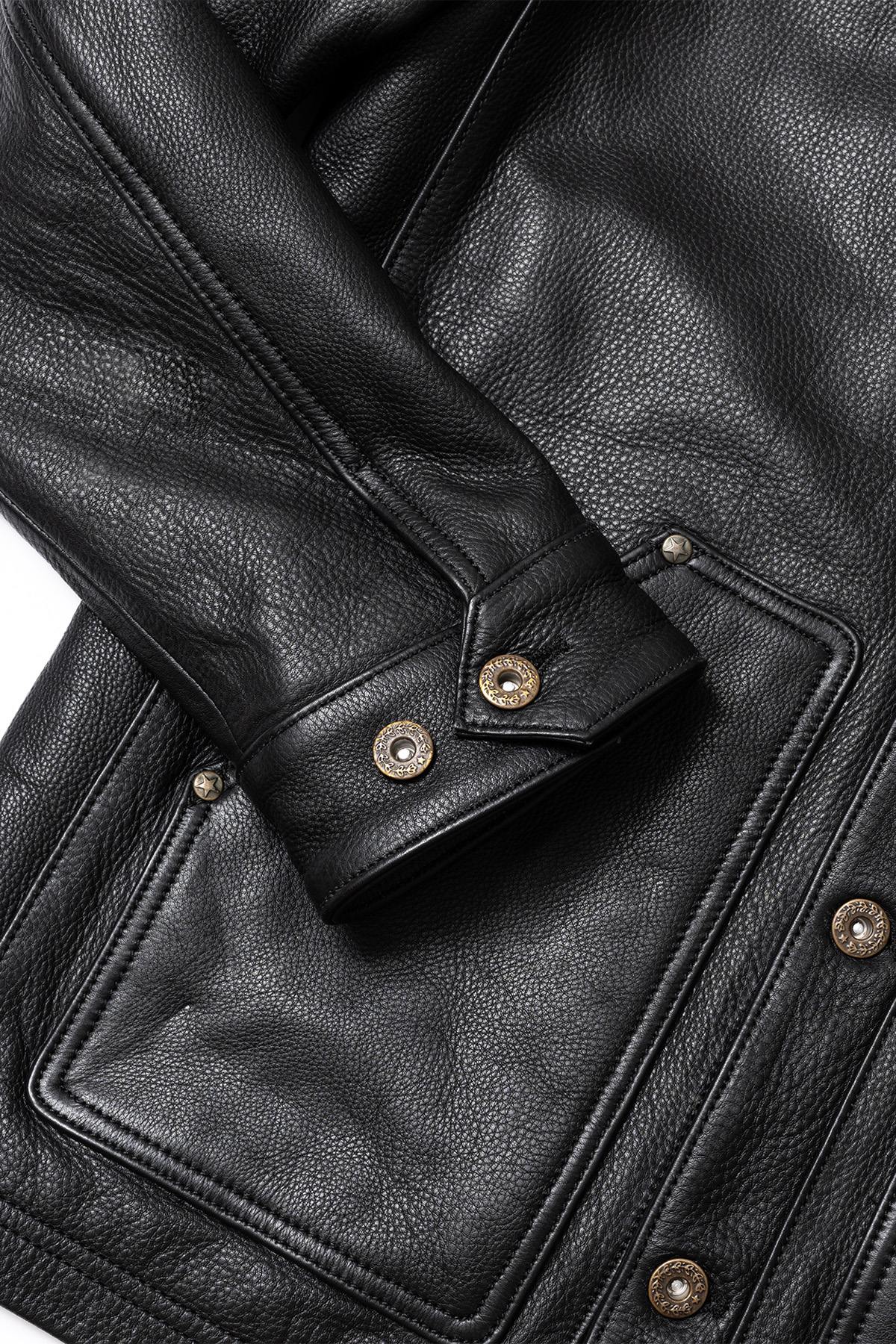 Master's roughout cowhide field jacket. Built for durability and wear. - Image n°13
