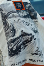 Rider's orange sheepskin jacket. Le Mans heritage, bold biker style. - Image n°5