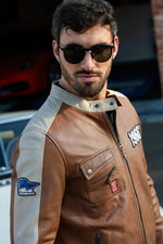 ROY TOBACCO sheep leather jacket. Soft, light, and timelessly cool. - Image n°8