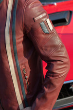Dark red sheepskin, biker edge, all-season wear. A McQueen classic. - Image n°2