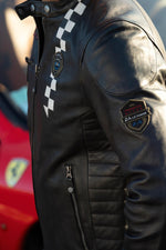 Black sheep leather jacket inspired by the 24 Hours of Le Mans. - Image n°5