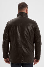 Daytona's reddish-brown sheepskin jacket: rugged, refined, timeless. - Image n°3
