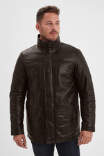 Daytona's reddish-brown sheepskin jacket: rugged, refined, timeless. - Image n°2