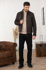 Rich brown sheepskin jacket-supple, durable, and timelessly stylish. - Image n°2