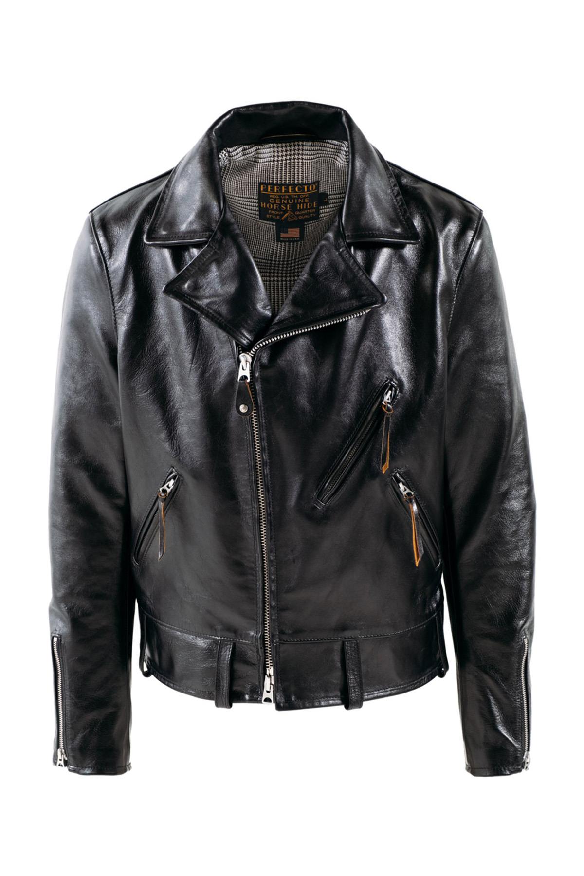 Perfecto® jacket in Shinki horse leather, made in Japan - Image n°12