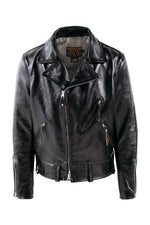 Perfecto® jacket in Shinki horsehide vegetable tanned in Japan - Image n°12