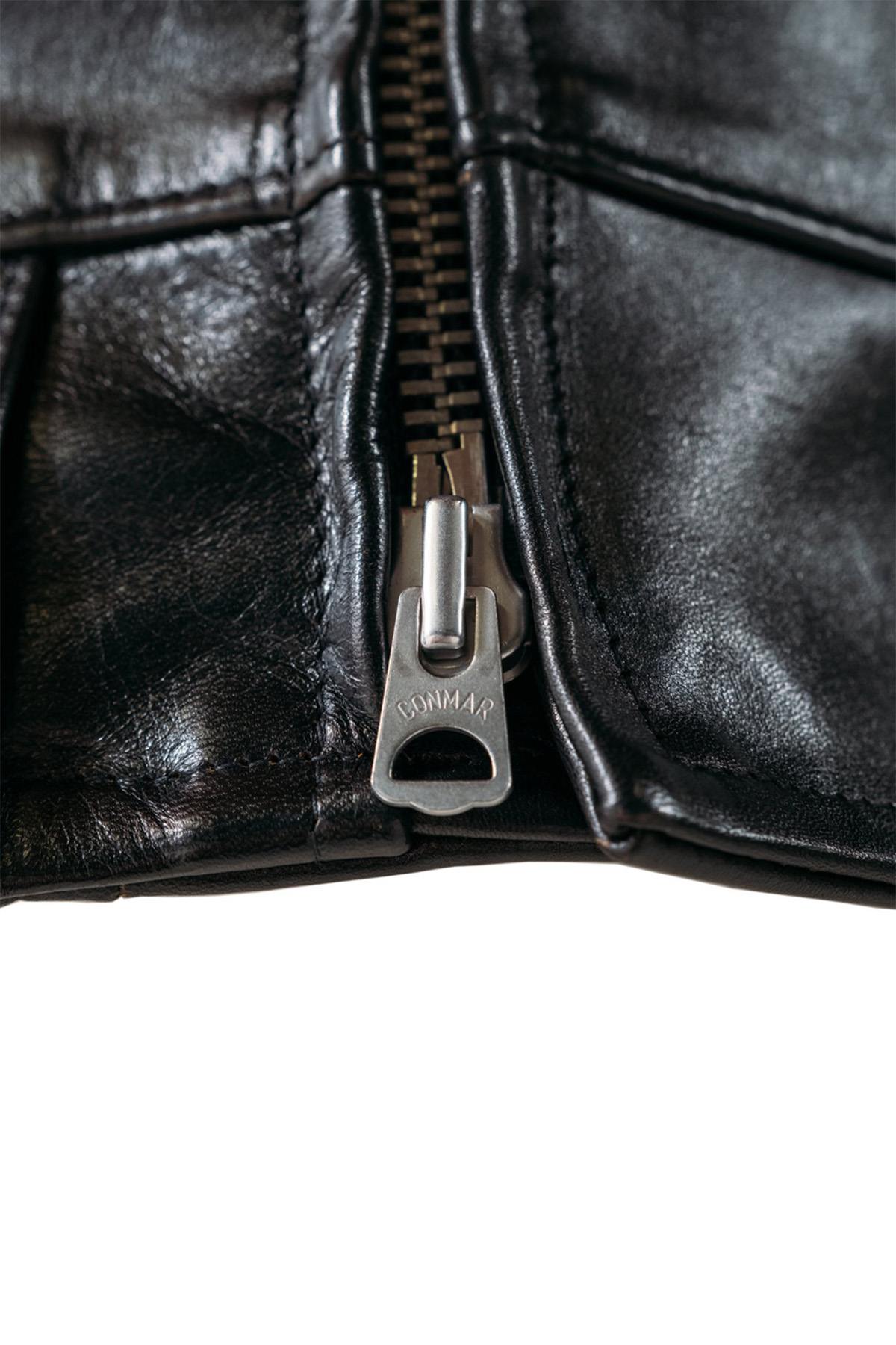 Perfecto® jacket in Shinki horsehide vegetable tanned in Japan - Image n°14