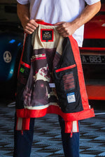 Celebrate Senna's McLaren era with this bold red lambskin jacket. - Image n°3