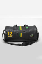 Ayrton Senna Racing Men's Navy Leather Bag - Image n°3