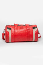 Ayrton Senna Leather Travel Bag Racing Red - Image n°6