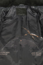 French brown lambskin aviator jacket. Detachable fur collar. - Image n°3