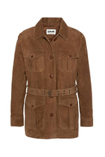 Schott's caramel goatskin safari jacket-velvety, timeless, and chic. - Image n°1