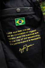 Ayrton Senna Black Racing Leather Jacket - Image n°4
