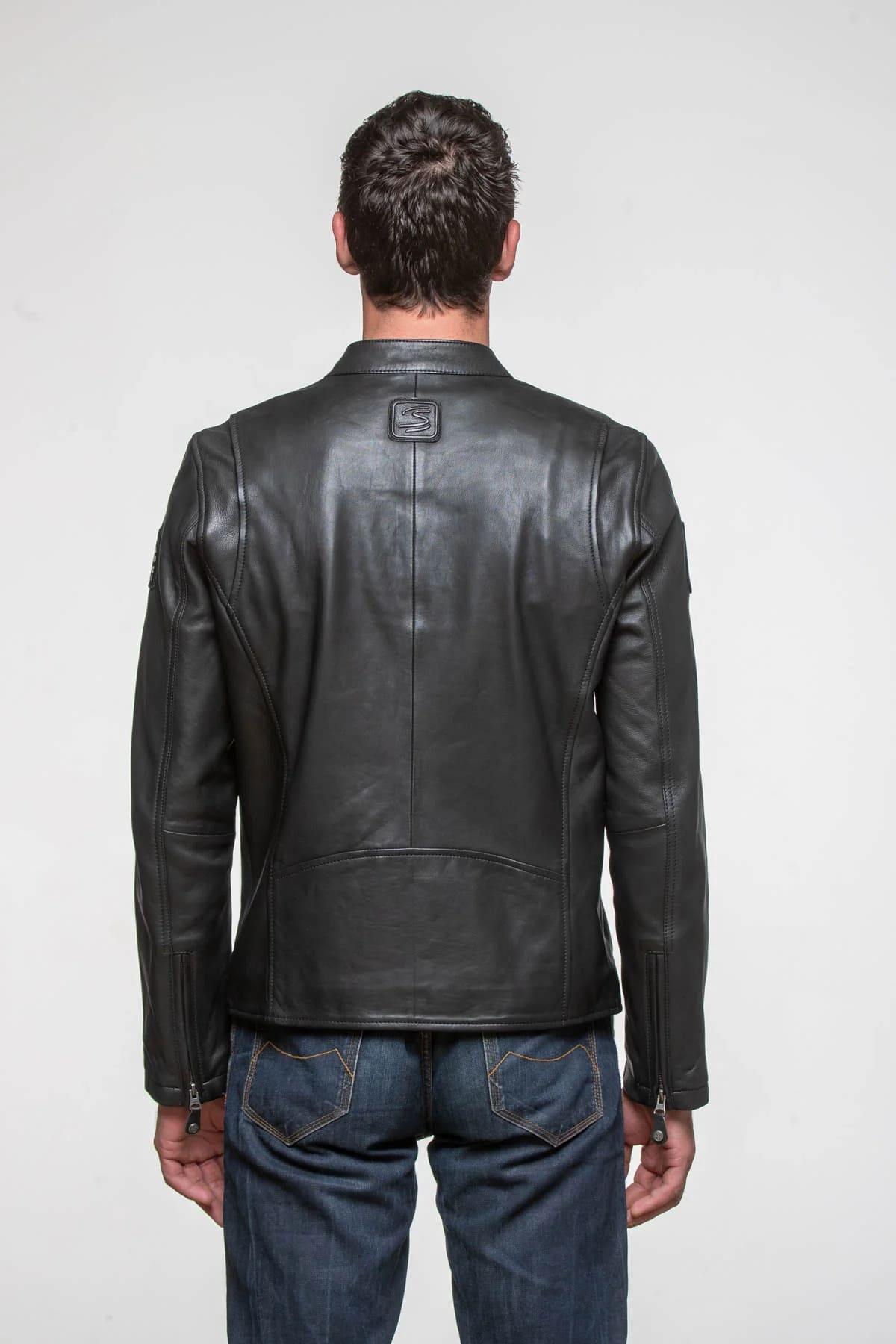 Ayrton Senna Black Racing Leather Jacket - Image n°12